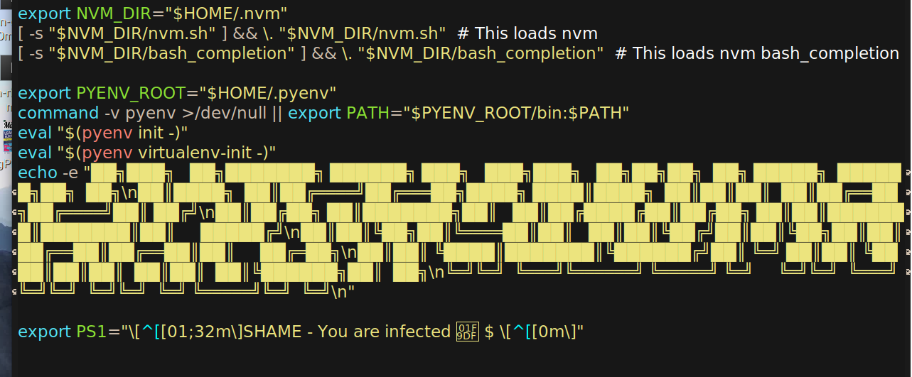 Infected .bashrc /images/ins23-infected.png