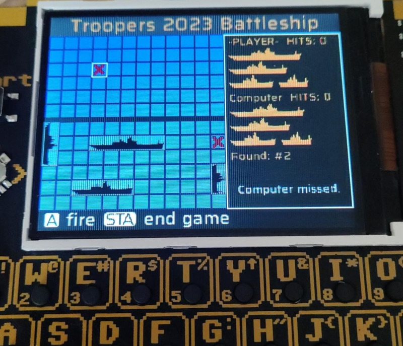 Fire at guessed locations and try to sink your opponent’s ships /images/troopers23-battleship-play.jpg